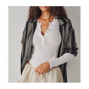 Free People One of the Girls Henley